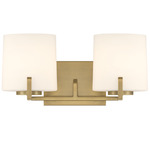 Mirelle Bathroom Vanity Light - Legacy Brass / Etched Opal