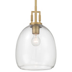Orbis Pendant - Legacy Brass / Clear