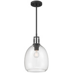 Orbis Pendant - Matte Black / Clear