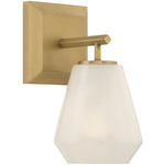 Siena Wall Sconce - Legacy Brass / Alabaster