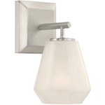 Siena Wall Sconce - Brushed Nickel / Alabaster