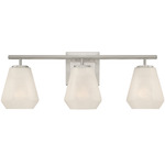 Siena Bathroom Vanity Light - Brushed Nickel / Alabaster