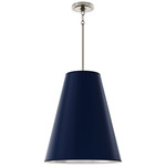 Chrissy Pendant - Polished Nickel/Matte Midnight/Matte Silver / Matte Midnight Blue / Matte Silver