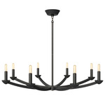 Goldie Chandelier - Deep Patina Bronze