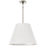 Janet Pendant - Polished Nickel/Matte Daisy/Matte Silver / Matte Daisy / Matte Silver