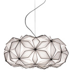 C'est La Vie Pendant - Black / Transparent Cord
