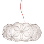 C'est La Vie Pendant - White / Red Cord