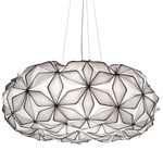 C'est La Vie Pendant - Black / Transparent Cord