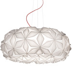 C'est La Vie Pendant - White / Red Cord