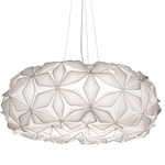 C'est La Vie Pendant - White / Transparent Cord