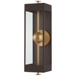 Garvey Wall Sconce - Textured Bronze / Clear
