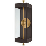 Garvey Wall Sconce - Textured Bronze / Clear