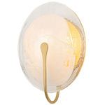 Valley Wall Sconce - Vintage Gold Leaf / Clear Swirl