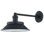 Kaspars Wall Sconce - Black / Soft Black