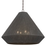 Keats Pendant - Bronze / Black String