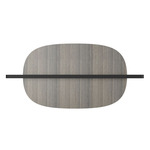Hang Out Wall Sconce - Matte Black / Greyish Ash
