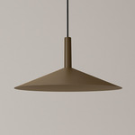 Altura Pendant - Matte White Canopy / Matte Bronze