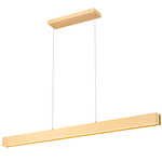Hudson Color-Select Linear Chandelier - Gold / Frosted