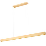 Hudson Color-Select Linear Chandelier - Gold / Frosted