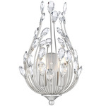 Gabriella Wall Sconce - Brushed Nickel / Crystal
