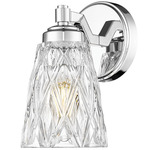Andree Wall Sconce - Chrome / Clear