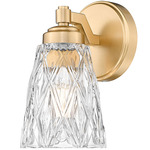 Andree Wall Sconce - Modern Gold / Clear