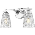Andree Bathroom Vanity Light - Chrome / Clear