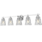 Andree Bathroom Vanity Light - Chrome / Clear