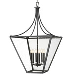 Montalcino Chandelier - Iron Ore / Clear Seedy