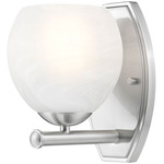 Colette Wall Sconce - Brushed Nickel / Feathered White