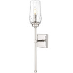 Cosmo Wall Sconce - Polished Nickel / Clear