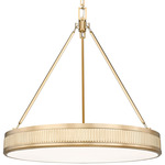 Quinn Color-Select Pendant - Modern Gold / White