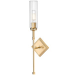 Esme Wall Sconce - Modern Gold / Clear