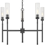Esme Chandelier - Matte Black / Clear