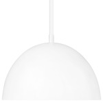Vega Pendant - Matte White / Gold