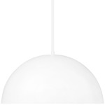 Vega Pendant - Matte White / Gold