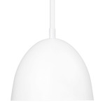 Vega Pendant - Matte White / Gold