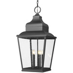 Raphael Outdoor Pendant - Sand Black / Clear Seedy