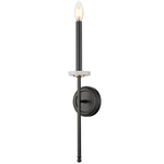 Gaultier Wall Sconce - Matte Black / Modern Gold