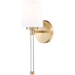 Henri Wall Sconce - Modern Gold / White Opal