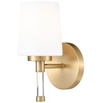 Henri Wall Sconce - Modern Gold / White Opal