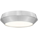 Quasars Color-Select Ceiling Light - Brushed Nickel / White
