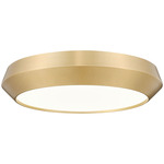 Quasars Color-Select Ceiling Light - Modern Gold / White
