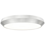 Quasars Color-Select Ceiling Light - Brushed Nickel / White