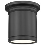 Bentley Color-Select 8 inch Ceiling Light - Matte Black / White