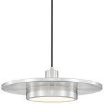 Ludo Pendant - Brushed Nickel / Frosted