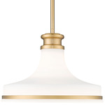 Reznor Pendant - Modern Gold / Matte Opal