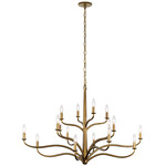 Dorianne Chandelier - Brass