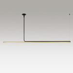 Ambrosia Pro Linear Pendant - Black / Matte Gold