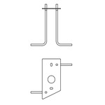 Domus Concrete Mounting Plate - Stainless Steel